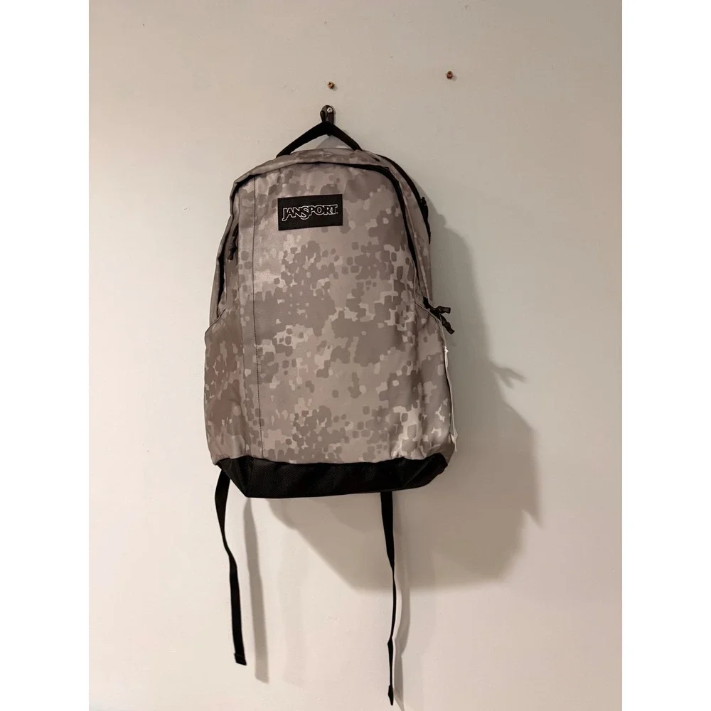 JanSport Station Pack FX Reflective Camo Backpack JS0A86E474R 25L Digital Grey